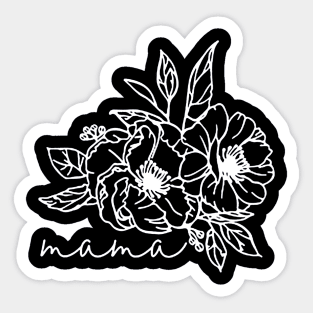 Flower Mama Sticker